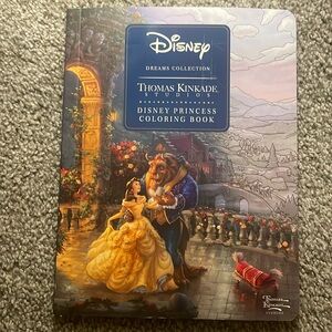 Disney dreams collection Thomas kinkade studios Disney princess coloring book